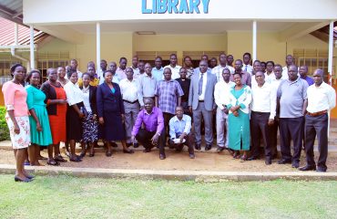 Group photo of Teachers at St. Katherine secondary school after the Refresher training on 19th August 2019