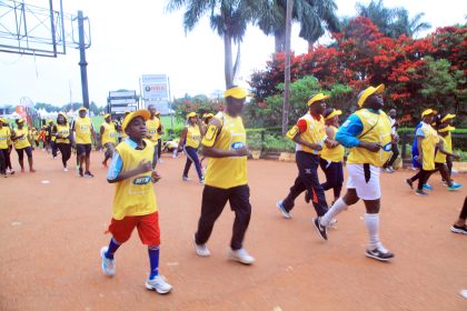 Ministry Team in Action during the 10km run distance on 24th Novemebr , 2019