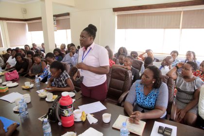 STUDENTS OF BISHOP STUART UNIVERSITY UNDER THE DEPARTMENT OF RECORDS AND INFORMATION MANAGEMENT PAY VISIT TO MINISTRY TO ACQUAINT THEMSELVES WITH DYNAMICS OF NEW TRENDS IN RECORDS AND INFORMATION MANAGEMENT
