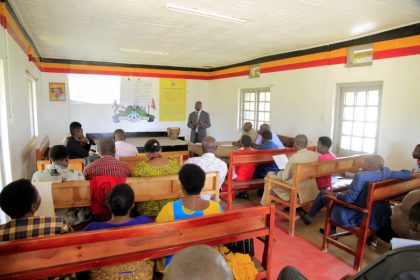 SHEEMA DISTRICT HOLDING STAKEHOLDER MEETING ON SANITATION AND HYGIENE DURING THE MINISTRY TEAM VISITED